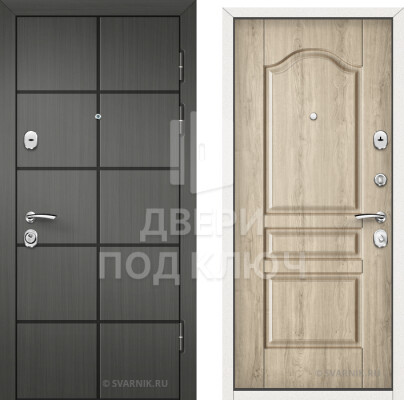 Металлическая входная дверь 2 мм толщина листа на дачу ДПК-13253